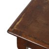 Antieke Massief Eiken Kruk Engelse Joint Stool 19de Eeuw