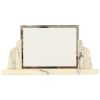 Grote Art Deco Fotolijst Marmer Glas met Spiegelrand 39cm Grote Art Deco Fotolijst Marmer Glas met Spiegelrand 39cm