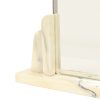 Grote Art Deco Fotolijst Marmer Glas met Spiegelrand 39cm Grote Art Deco Fotolijst Marmer Glas met Spiegelrand 39cm