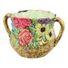 Kleurrijke Art Nouveau Bloempot Cache Pot Majolica Frankrijk Kleurrijke Art Nouveau Bloempot Cache Pot Majolica Frankrijk