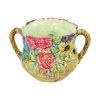 Kleurrijke Art Nouveau Bloempot Cache Pot Majolica Frankrijk Kleurrijke Art Nouveau Bloempot Cache Pot Majolica Frankrijk