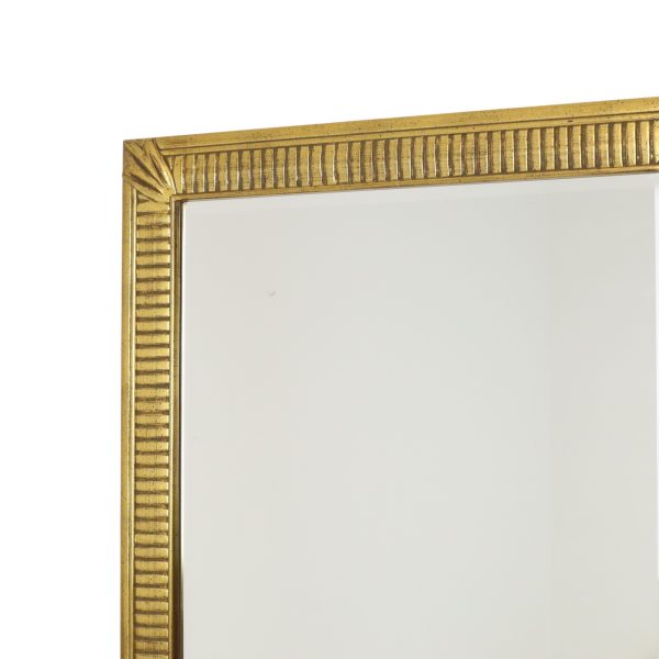Gouden Deknudt Spiegel Hollywood Regency Facet 92cm Gouden Deknudt Spiegel Hollywood Regency Facet 92cm