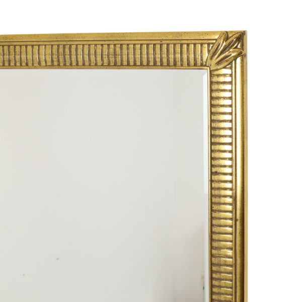 Gouden Deknudt Spiegel Hollywood Regency Facet 92cm Gouden Deknudt Spiegel Hollywood Regency Facet 92cm