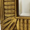 Gouden Deknudt Spiegel Hollywood Regency Facet 92cm Gouden Deknudt Spiegel Hollywood Regency Facet 92cm