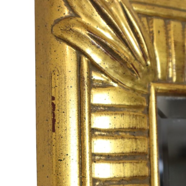 Gouden Deknudt Spiegel Hollywood Regency Facet 92cm Gouden Deknudt Spiegel Hollywood Regency Facet 92cm
