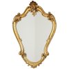 Franse Kuifspiegel Bladgoud Verguld Barok Stijl 72cm