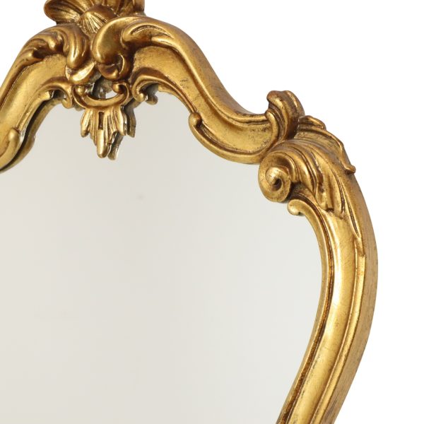 Franse Kuifspiegel Bladgoud Verguld Barok Stijl 72cm