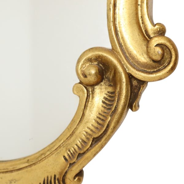 Franse Kuifspiegel Bladgoud Verguld Barok Stijl 72cm