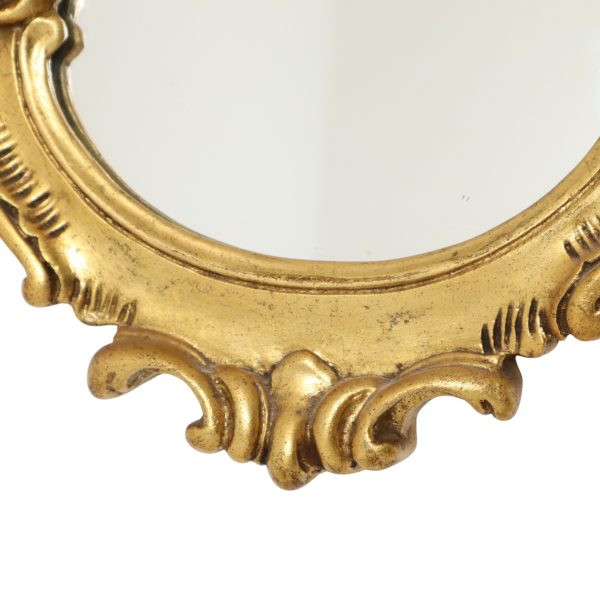Franse Kuifspiegel Bladgoud Verguld Barok Stijl 72cm
