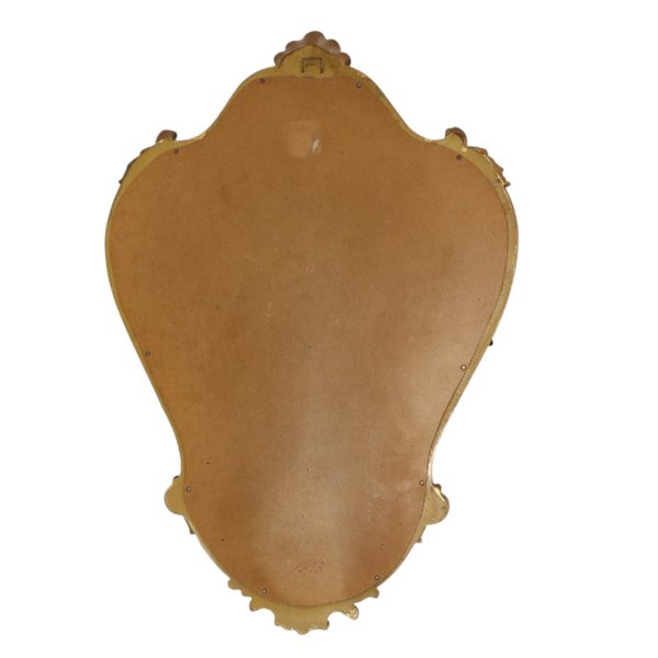Franse Kuifspiegel Bladgoud Verguld Barok Stijl 72cm