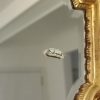Klassieke Gouden Deknudt Kuifspiegel Facet Louis XVI 94cm