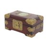 Oude Houten Chinese Juwelenkist Sierraden Doos Jade Messing Oude Houten Chinese Juwelenkist Sierraden Doos Jade Messing