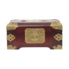 Oude Houten Chinese Juwelenkist Sierraden Doos Jade Messing Oude Houten Chinese Juwelenkist Sierraden Doos Jade Messing