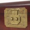 Oude Houten Chinese Juwelenkist Sierraden Doos Jade Messing Oude Houten Chinese Juwelenkist Sierraden Doos Jade Messing