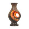 Zeldzame Oranje Fat Lava Vaas West Germany Walter Gerhards 26cm