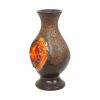 Zeldzame Oranje Fat Lava Vaas West Germany Walter Gerhards 26cm