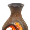 Zeldzame Oranje Fat Lava Vaas West Germany Walter Gerhards 26cm