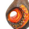 Zeldzame Oranje Fat Lava Vaas West Germany Walter Gerhards 26cm