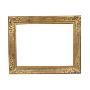 Kleine Goudkleurige Grenenhouten Lijst Barok Stijl 50x40cm