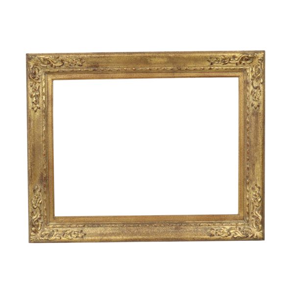 Kleine Goudkleurige Grenenhouten Lijst Barok Stijl 50x40cm