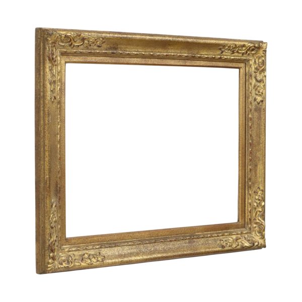Kleine Goudkleurige Grenenhouten Lijst Barok Stijl 50x40cm