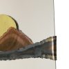 Koperen en Messing Boot Design Spiegel Daniel D'Haeseleer 1970s