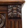 Vintage Eiken Gesculpteerde Kast Ladekast Mythische Figuren Vintage Eiken Gesculpteerde Kast Ladekast Mythische Figuren