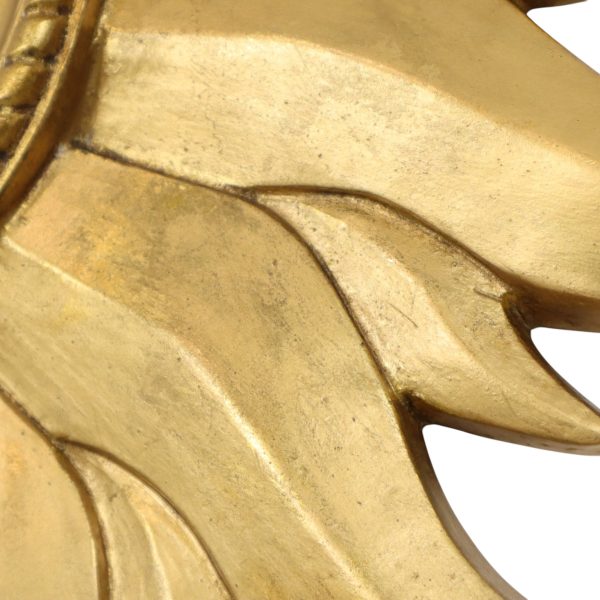 Vintage Gouden Zonnespiegel Sunburst Convex Spiegel 54cm