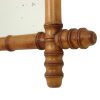 Antieke Houten Spiegel Faux Bamboe Chinoiserie 40x34cm