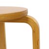 Set van 2 Vintage Ikea Frosta Krukken Beukenhout Jaren 90 Set van 2 Vintage Ikea Frosta Krukken Beukenhout Jaren 90