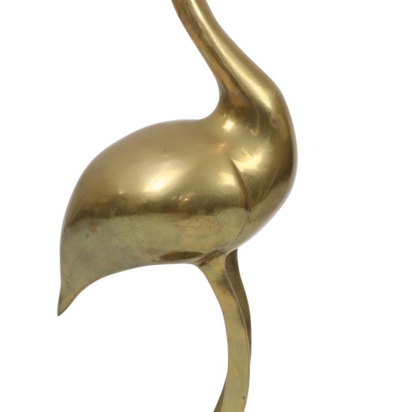 Grote Messing Kraanvogel Hollywood Regency Design 61cm Grote Messing Kraanvogel XL Hollywood Regency Design 61cm