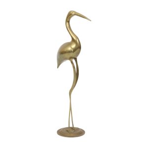 Grote Messing Kraanvogel XL Hollywood Regency Design 61cm