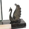 Set Grote Marmeren Art Deco Fotolijsten met Vogels Jaren 30