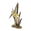 Mid Century Messing Beeldje Reiger Gepatineerd Metaal 32m Mid Century Messing Beeldje Reiger Gepatineerd Metaal 32m