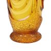 Amberkleurige Art Deco Vaas Luxor Scailmont Henri Heemskerk