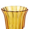 Amberkleurige Art Deco Vaas Luxor Scailmont Henri Heemskerk