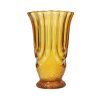 Amberkleurige Art Deco Vaas Luxor Scailmont Henri Heemskerk