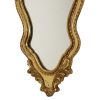 Kleine Deknudt Kuifspiegel Bladgoud Verguld Barok Stijl 45cm