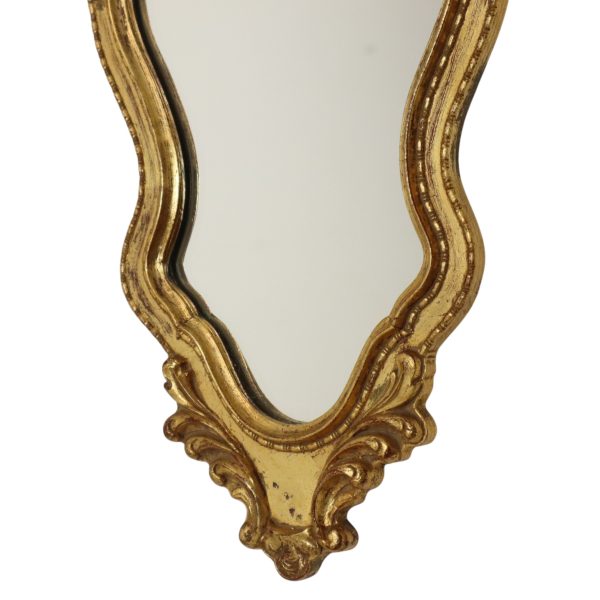 Kleine Deknudt Kuifspiegel Bladgoud Verguld Barok Stijl 45cm