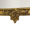 Kleine Franse Kuifspiegel Bladgoud Verguld Barok Stijl 44,5cm