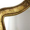Kleine Franse Kuifspiegel Bladgoud Verguld Barok Stijl 44,5cm