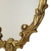 Franse Bladgoud Vergulde Kuifspiegel Barok Stijl 60cm