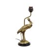Vintage Gouden Ooievaar Lamp Hollywood Regency 40cm Vintage Gouden Ooievaar Lamp Hollywood Regency 40cm