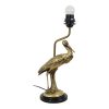 Vintage Gouden Ooievaar Lamp Hollywood Regency 40cm Vintage Gouden Ooievaar Lamp Hollywood Regency 40cm