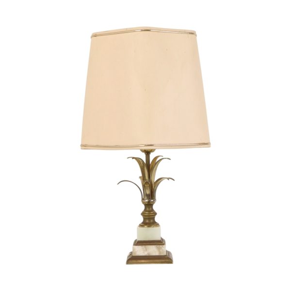 Vintage Palmboom Ananas Tafellamp Massive Seventies 48cm Vintage Palmboom Ananas Tafellamp Massive Seventies 48cm