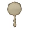 Art Nouveau Stijl Handspiegel Metal Blanc Frankrijk Art Nouveau Stijl Handspiegel Metal Blanc Frankrijk