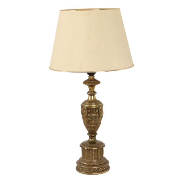 Grote Messing Tafellamp Klassieke Stijl Frankrijk Empire 59cm