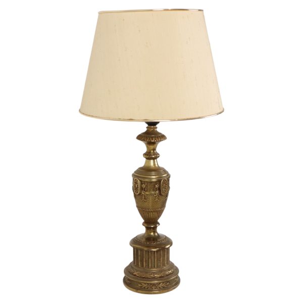 Grote Messing Tafellamp Klassieke Stijl Frankrijk Empire 59cm