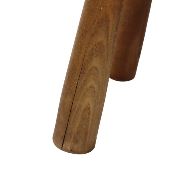 Rustieke Massief Houten Melkkruk Brutalisme Design Kruk