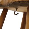 Rustieke Massief Houten Melkkruk Brutalisme Design Kruk